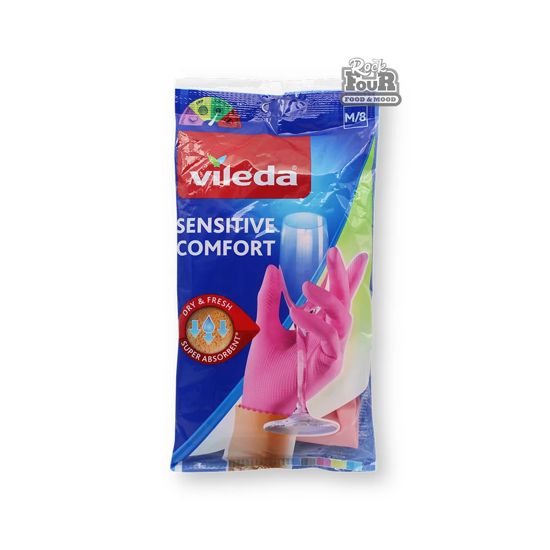 Перчатки резиновые «Vileda Sensitive Comfort M/8» 1пара